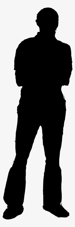 Fileman Standing Silhouette - Man Silhouette