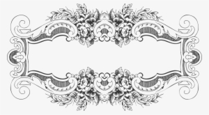 Vintage Floral Frame Png Picture Freeuse Stock - Art Baroque Frame Png