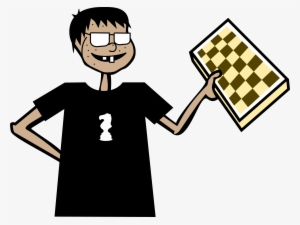 Nerd Art - Playing Chess Png Logo