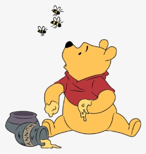 Vector Library Clip Art Disney Galore Resting Chin - Winnie The Pooh Png Honey