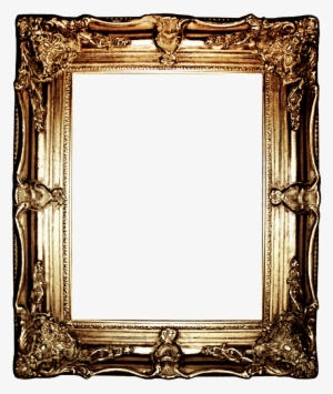 Clip Library Download Antique Frame Clipart - Emerald Green, Gunmetal & Black Hand-painted Women's