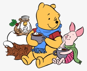 Picture Free Library Winnie The Pooh Christmas Clip - Christmas Winnie Pooh Png