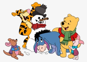 Disney Winter Season Clip Art Galore Piglet - Winnie The Pooh Png Winter