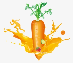 Carrots Png Stem - Carrot Juice Png