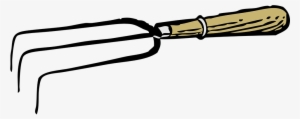 Pitchfork Clipart Weapon - Hand Fork Clip Art