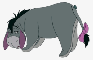 Eeyore Head Down - Winnie The Pooh Donkey Depressed