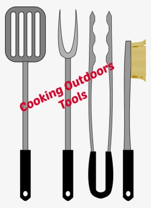 Long Handled Tongs Great For The Grill Or Over A Campfire - Knife