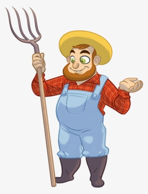 Farming Png Royalty Free Library Farm - Farmer Cartoon Png