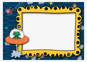 Rocket Ship Png Image - Alien Border Clipart