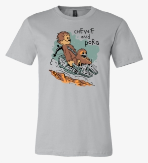 Chewie And Porg - Funny Police T Shirt