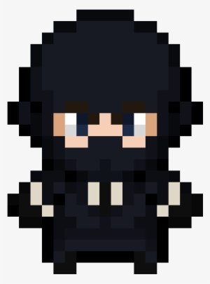 Blu Spy Team Fortress - Planet Mars Pixel Art