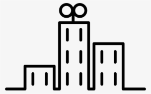 Buildings In The City Cartoon Outline Comments - Cartoon Buildings Outline