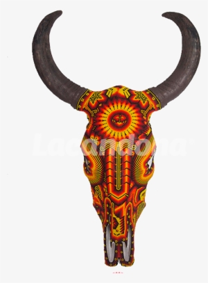 Huichol Bull Skull - Huichol