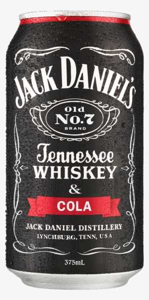 Jack Daniel's Tennessee Whiskey & Cola Cans 10 Pack - Jack Daniel's Tennessee Whiskey & Cola Can 375ml
