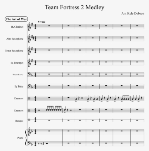 Team Fortress 2 Medley Sheet Music Composed By Arr - Number