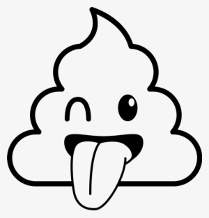 Sticking Tongue Out Emoji Png Clipart Library Library - Unicorn Poop Emoji Coloring Pages