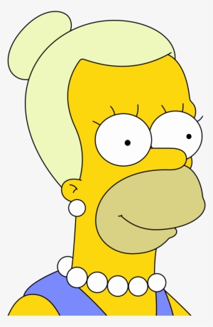 Woman Resembling Homer - Homer Simpson