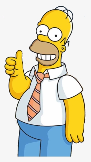 Vector Black And White Library Did It Againthe Tapped - Homer Simpson Waving