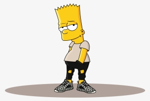 Bart Simpson Homer Simpson Adidas Yeezy Drawing - Yeezy Bart Simpson