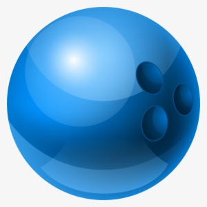 Blue Bowling Ball Png Clipart - Bowling Ball Png