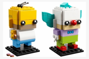 Lego Brickheadz Homer Simpson & Krusty The Clown Set - Krusty The Clown