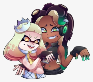Splatoon 2 Cartoon Mammal Vertebrate Fictional Character - Splatoon Pearl And Marina