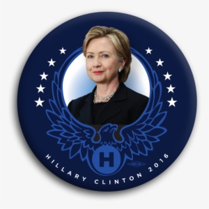 Hillary Clinton 2016 Eagle Photo Button