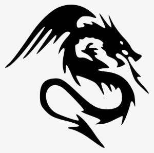 Black And White Dragon Clip Art