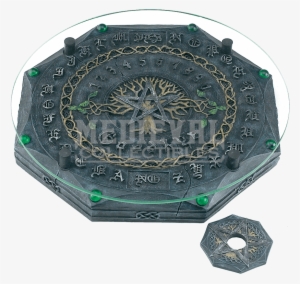 Tree Of Life And Pentagram Ouija Board - Tree Of Life With Pentagram Wiccan Ouija Board With