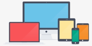 Flat-mockup - Responsive Web Design Icon