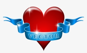 Heart And Ribbon Svg Clip Arts 600 X 367 Px
