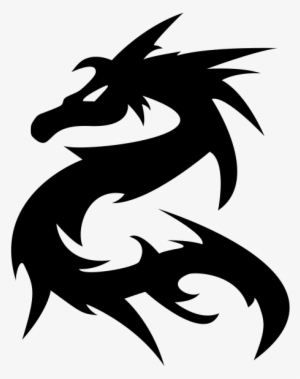 Black Tattoo Dragon Png Images - Dragon Symbol Transparent Background