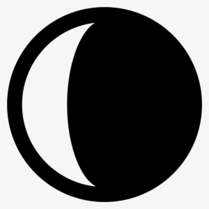 Half Moon Emoji Png - Luna Llena Silueta Png