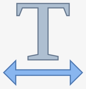 Text Width Icon - Icono Cuadro De Texto