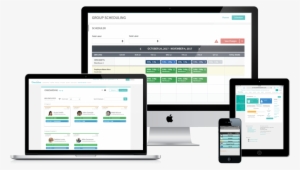 Dominion's Payroll Software Shown On A Laptop, Desktop, - Operating System