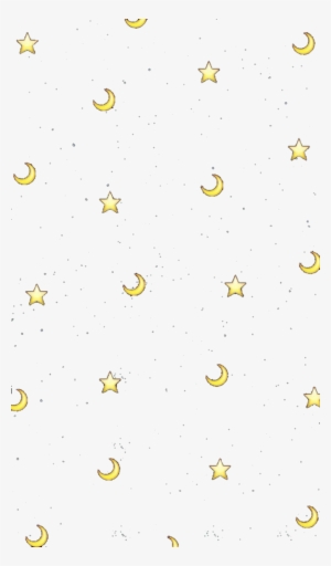 Wallpaper, Moon, And Stars Image - Illustration