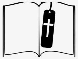 Open With Cross Banner Techflourish Collections And - Bible Clipart