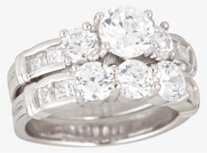 Silver Wedding Rings - Pre-engagement Ring