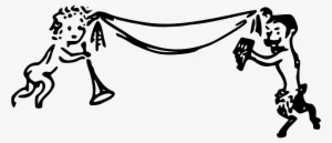 Vector Graphics,free Illustrations - Angels Holding Banner Png