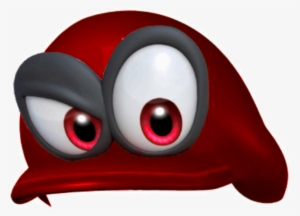 Cappy On Mario's Cap - Transparent Cappy