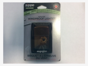 Zippo Genuine Windproof Lighter Bullet Hole Zip-24717 - Zippo