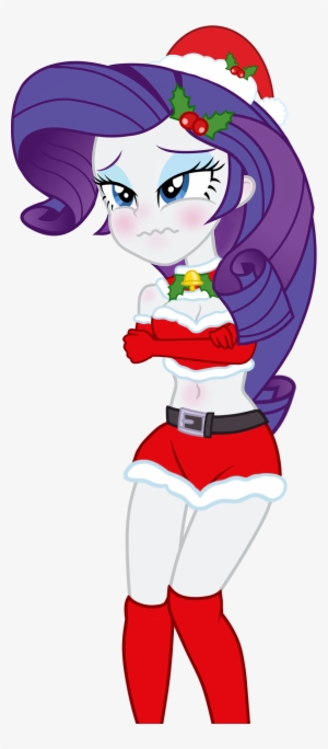 Bluse, Background Removed, Belly Button, Christmas, - My Little Pony Rarity Hot