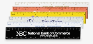 A Custom Printed Ruler - Bay State R77 300 Giveaway Ideal 6" Pocket Ruler