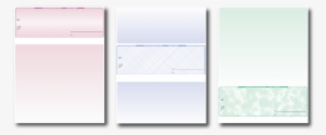 Business Cheques Available In Various Colour And Pattern - Cheque Printing Paper
