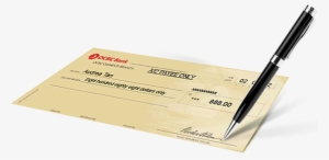 An Account That Comes With A Chequebook - Cheque Book Png