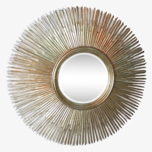 Sun Gilded Carved Wood Mirror 125x125cm - Miroir Soleil