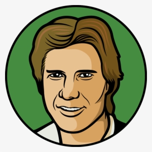 Attacking Midfielder, Right - Han Solo Head Drawing