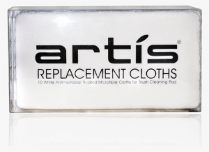 White Replacement Cloth Packaging Front View With Reflection