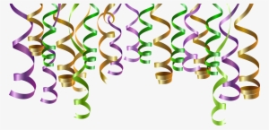 Gold Ribbon Curl Png