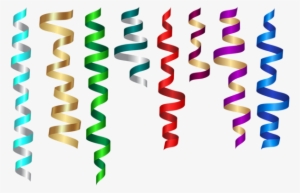 Curly Ribbons Png Clip Art Image - Portable Network Graphics